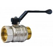 Кран шаровой латунный LD Pride 47.50.B-Н.Р Ду 50 Ру 25 вн-нр, (рычаг)