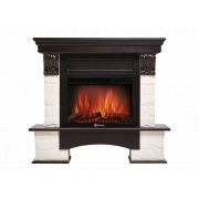 Портал Firelight Forte 25S камень белый, шпон венге