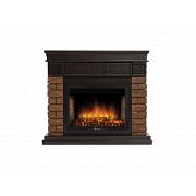 Портал Firelight Bricks Wood 30 камень темный, шпон венге