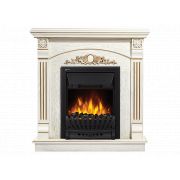 Портал Firelight Barocco Classic шпон белый дуб с золотой патиной