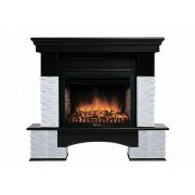 Портал Firelight Pietra Nuovo 30 камень сланец белый, шпон темный дуб
