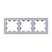 Рамка 3-м Эпика пластик алюм. EKF UP1-FPA-03