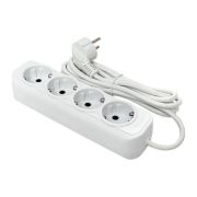 Удлинитель 4х2м с заземл. 16А IP20 Эксперт 3.0кВт ПВС 3х1 PROxima EKF UBA16-310-4-02