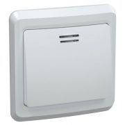 Выключатель 1-кл. СП Вега 10А IP20 ВС10-1-1-ВБ с индикацией бел. GENERICA EVV11-K01-10-DM