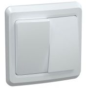 Выключатель 2-кл. СП Вега 10А IP20 ВС10-2-0-ВБ бел. GENERICA EVV20-K01-10-DM