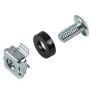 Набор винта с головкой под крестовую отвертку встраиваемая гайка для крепления на 19дюйм профиль (уп.1шт) ITK ITK-HP-28