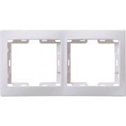 Рамка 2-м Кварта РГ-2-КБ горизонт. бел. GENERICA EMK20-K01-DM