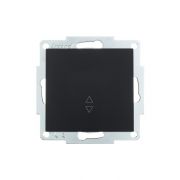 Переключатель проходной 1-кл. СП Vesna механизм черн. бархат LEZARD 742-4288-105