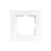 Рамка 1-местн. горизонт. VESNA бел. (20шт/240шт) LEZARD 742-0200-146