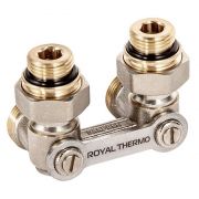 Узел нижнего подключения Royal Thermo угловой ½quot;х3/4quot;EK