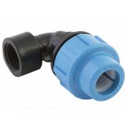 Отвод Джилекс ПНД с внутренней резьбой 20х1/2quot; (30 шт. в уп.)